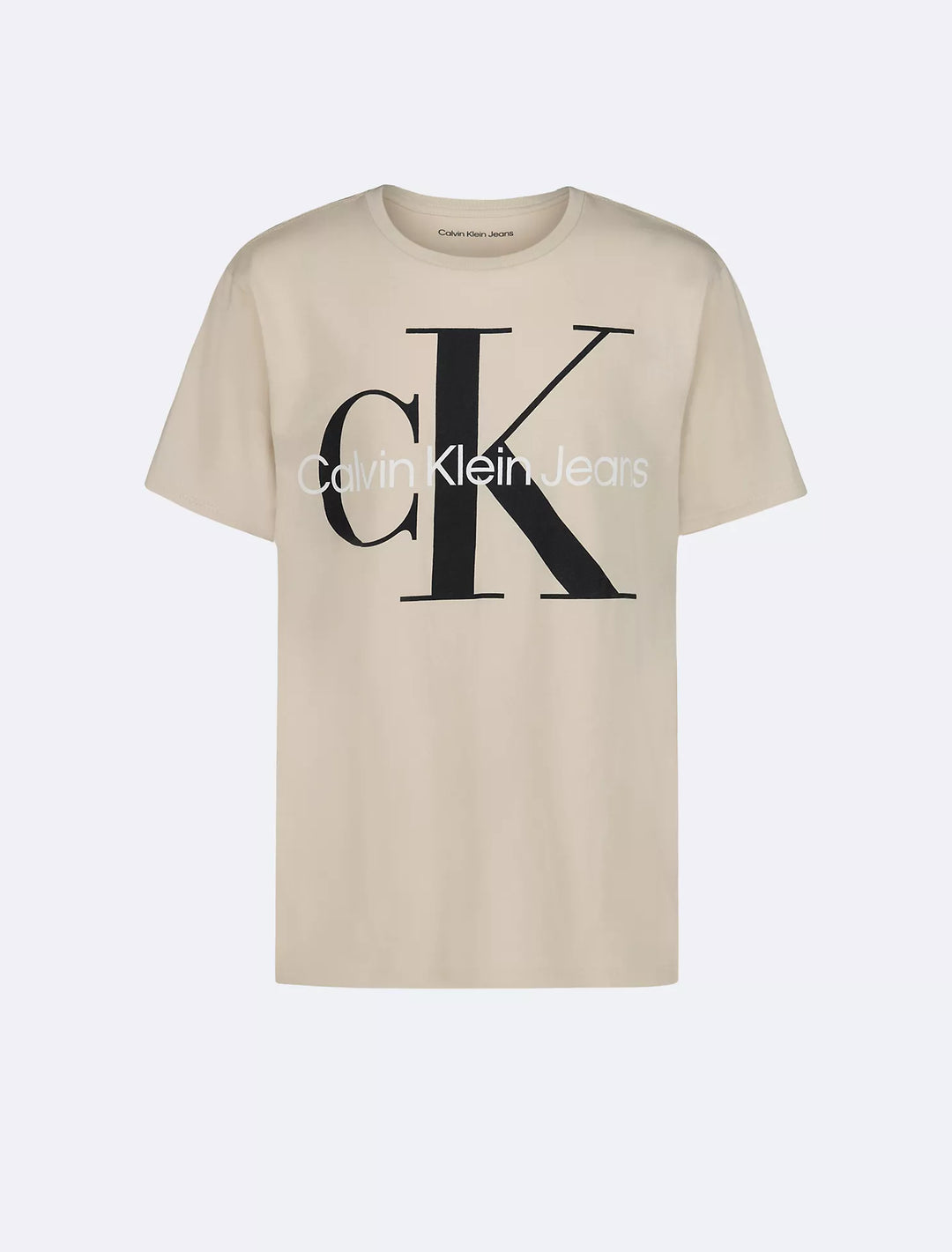 Calvin Klein Boys Monogram Logo Classic Crewneck T-Shirt