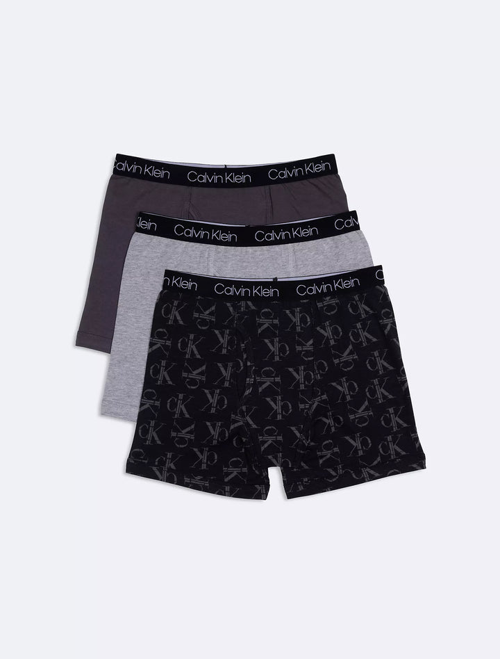 Calvin Klein Boys Cotton Stretch 3-Pack Boxer Brief