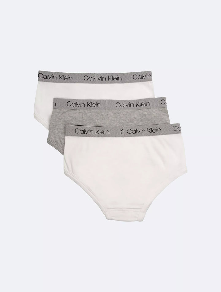 Calvin Klein Boys Cotton Stretch Logo 3-Pack Brief