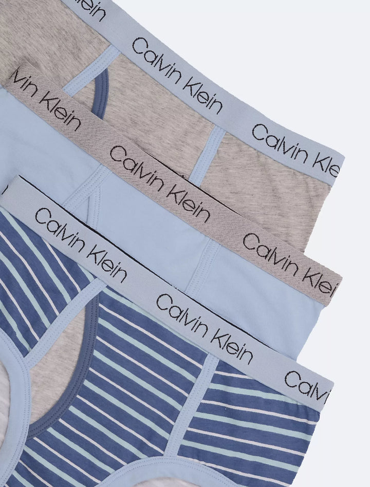 Calvin Klein Boys Cotton Stretch Logo 3-Pack Brief