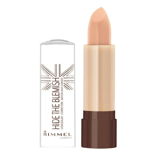 Rimmel Hide The Blemish Concealer, ultra-creamy formula provides for a long-lasting and natural effect, brightens skin, 100% Cruelty-Free, Stick applicator