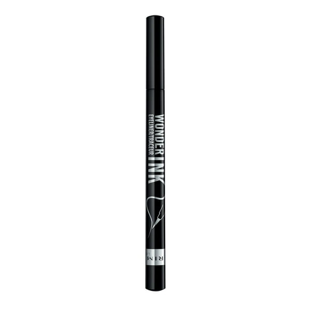 Rimmel Wonder’Ink Eyeliner, Waterproof, smudge-proof, and fade-proof, long lasting, ultra-matte finish, 100% Cruelty-Free, Intense eyeliner