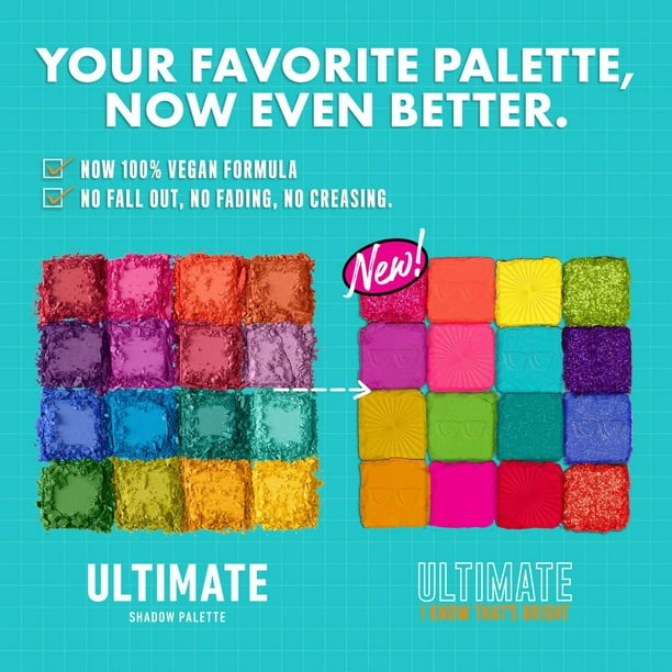 NYX PROFESSIONAL MAKEUP, Ultimate Shadow Palette, 16-shade Eyeshadow Palette, Vegan Formula - Warm Neutrals, Pro-Level Eyeshadow Palette