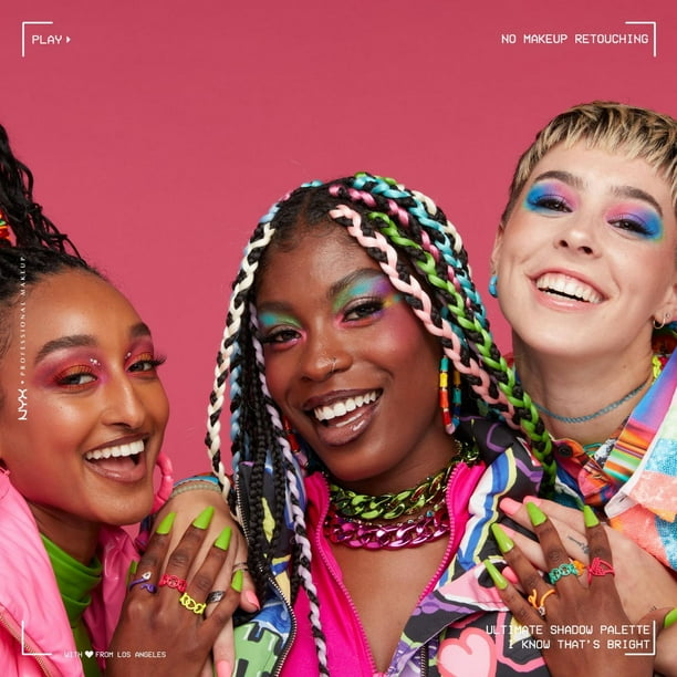 NYX PROFESSIONAL MAKEUP, Ultimate Shadow Palette, 16-shade Eyeshadow Palette, Vegan Formula - Warm Neutrals, Pro-Level Eyeshadow Palette