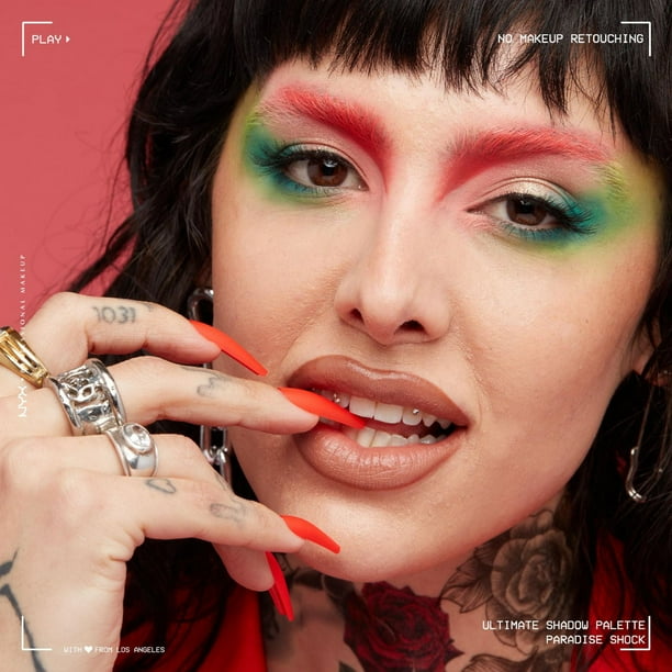 NYX PROFESSIONAL MAKEUP, Ultimate Shadow Palette, 16-shade Eyeshadow Palette, Vegan Formula - Warm Neutrals, Pro-Level Eyeshadow Palette