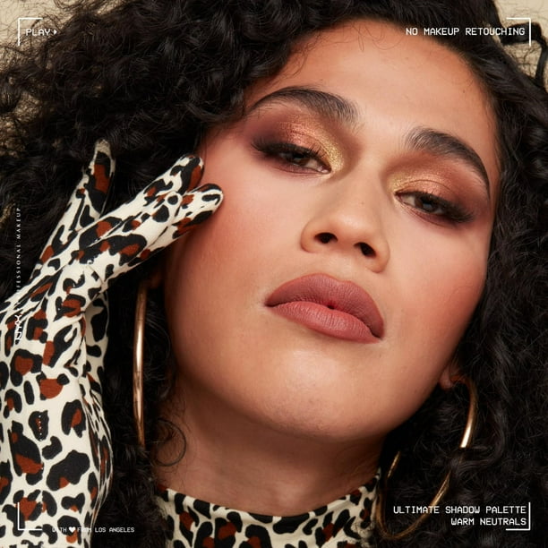 NYX PROFESSIONAL MAKEUP, Ultimate Shadow Palette, 16-shade Eyeshadow Palette, Vegan Formula - Warm Neutrals, Pro-Level Eyeshadow Palette