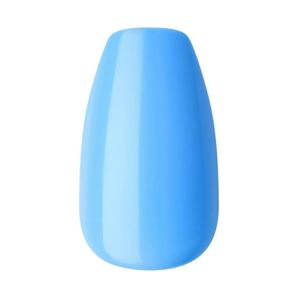 Kiss Products Inc KISS ImPRESS Color - Fake Nails, 30 Count, Coffin Shape Medium, Gel in minutes