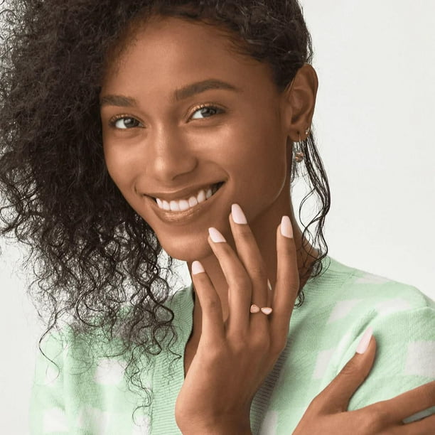 Kiss Products Inc KISS ImPRESS Color - Fake Nails, 30 Count, Coffin Shape Medium, Gel in minutes