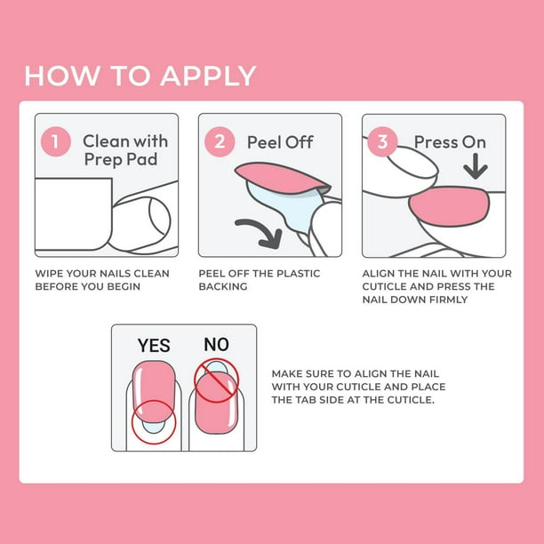 Kiss Products Inc KISS ImPRESS Color - Fake Nails, 30 Count, Coffin Shape Medium, Gel in minutes