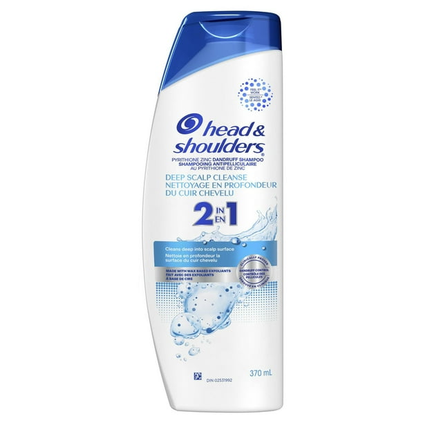 Head & Shoulders Deep Scalp Cleanse 2-in-1 Anti-Dandruff Shampoo + Conditioner, 370ML