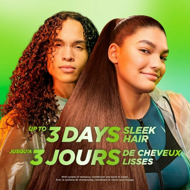 Garnier Fructis, Sleek & Shine Moroccan Oil Treatment, Frizz Control, 111 mL