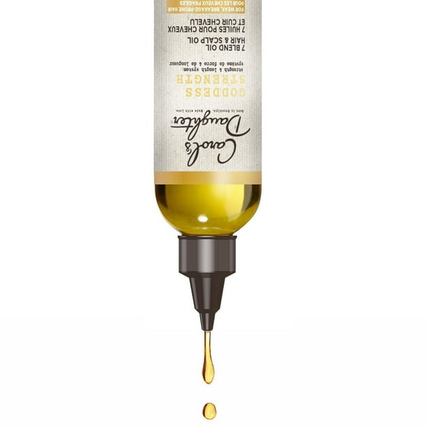 Carol's Daughter Goddess Strength Hair Oil for Breakage Prone Hair with Castor Oil, 15X Stronger Hair, 4.2 fl oz