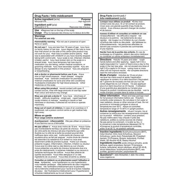 Rogaine Women’s Hair Loss & Thinning Treatment for Hair Regrowth, 5% Minoxidil Foam, 2 Month supply, 2 Month Supply