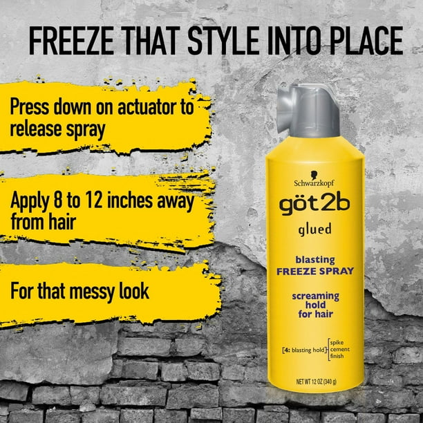 got2b Glued Blasting Freeze Spray, For blasting hold, spike