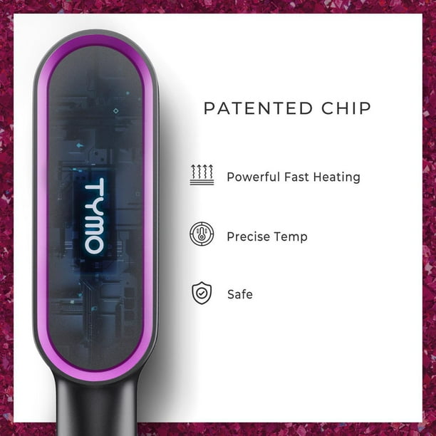 TYMO RingHair Straightening Comb Black, Hair Straightening Comb Black