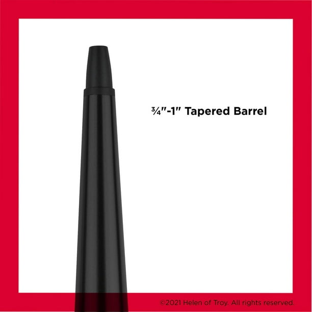 Revlon Tourmaline Ceramic 2-in-1 Barrel Wand, Shiny, frizz-free results