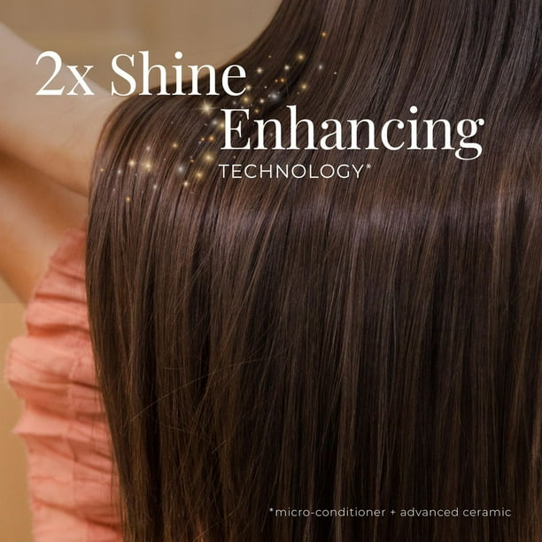 REMINGTON® SHINE THERAPYTM Argan Oil & Keratin Infused 1 Inch Hair Straightener/Flat Iron, S9511CDN, 2X Shine-Enhancing Technology