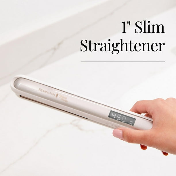 REMINGTON® SHINE THERAPYTM Argan Oil & Keratin Infused 1 Inch Hair Straightener/Flat Iron, S9511CDN, 2X Shine-Enhancing Technology