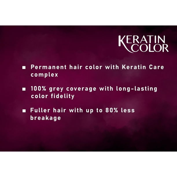 Schwarzkopf Keratin Color Permanent Hair Color Cream, 1 Pack/60 ml