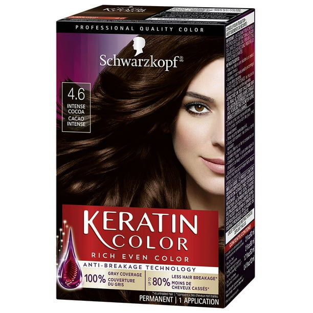 Schwarzkopf Keratin Color Permanent Hair Color Cream, 1 Pack/60 ml