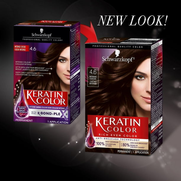 Schwarzkopf Keratin Color Permanent Hair Color Cream, 1 Pack/60 ml