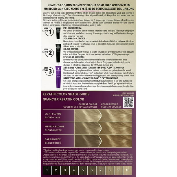 Schwarzkopf Keratin Color Permanent Hair Color Cream, 1 Pack/60 ml