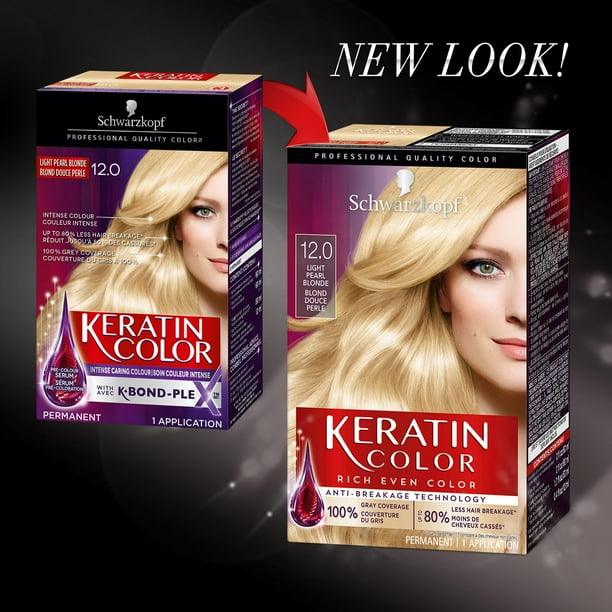 Schwarzkopf Keratin Color Permanent Hair Color Cream, 1 Pack/60 ml