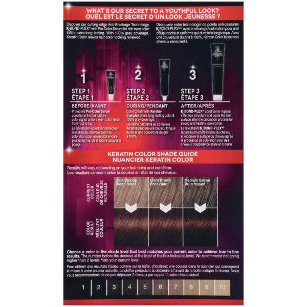 Schwarzkopf Keratin Color Permanent Hair Color Cream, 1 Pack/60 ml