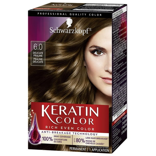 Schwarzkopf Keratin Color Permanent Hair Color Cream, 1 Pack/60 ml