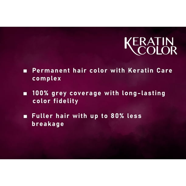 Schwarzkopf Keratin Color Permanent Hair Color Cream, 1 Pack/60 ml