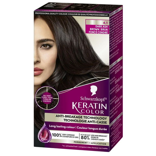Schwarzkopf Keratin Color Permanent Hair Color Cream, 1 Pack/60 ml