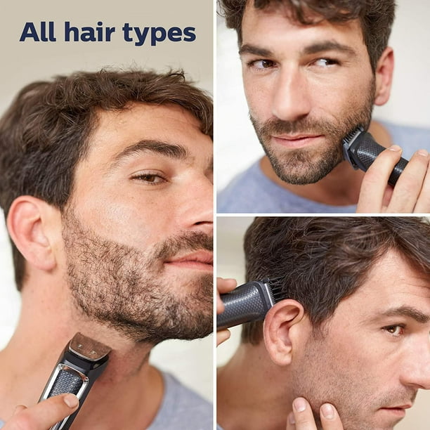 Philips Multigroomer Series 3000 with 10 Accessories, MG3750/10, All-in-One trimmer