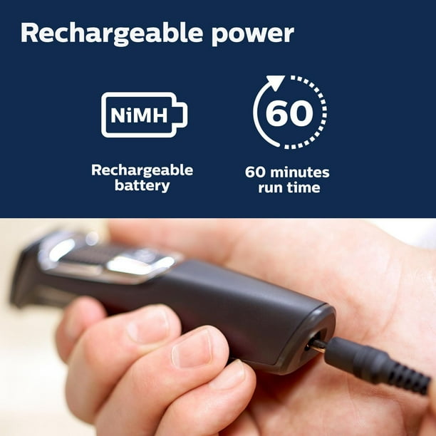 Philips Multigroomer Series 3000 with 10 Accessories, MG3750/10, All-in-One trimmer