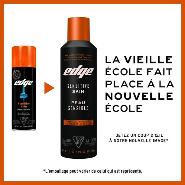 Edge Men's Sensitive Skin Shave Gel, 198g