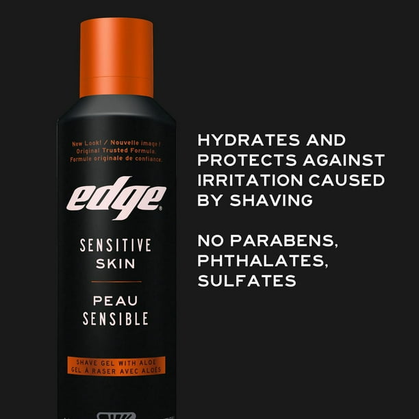 Edge Men's Sensitive Skin Shave Gel, 198g