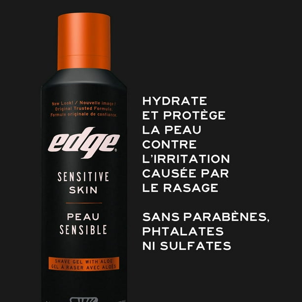 Edge Men's Sensitive Skin Shave Gel, 198g