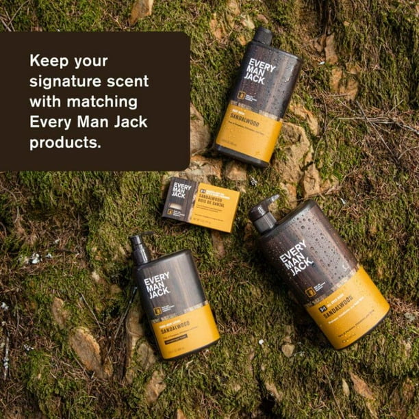 Every Man Jack Beard Butter - Sandalwood | 114 Grams | Naturally Derived, Parabens-free, Pthalate-free, Dye-free, and Certified Cruelty Free, Every Man Jack Beard Butter