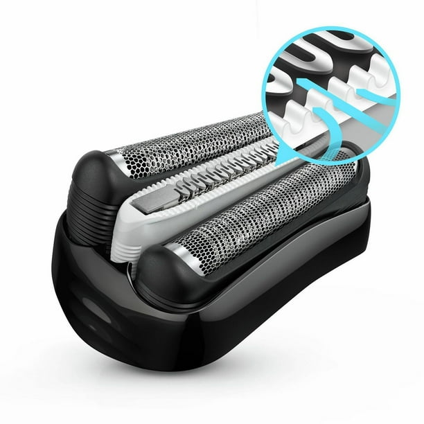 Braun Series 3 Proskin Shave&Style 3-in-1 Electric Shaver, Wet and Dry Razor for Men, Rechargeable and Cordless Shaver, Black/Blue, 1CT