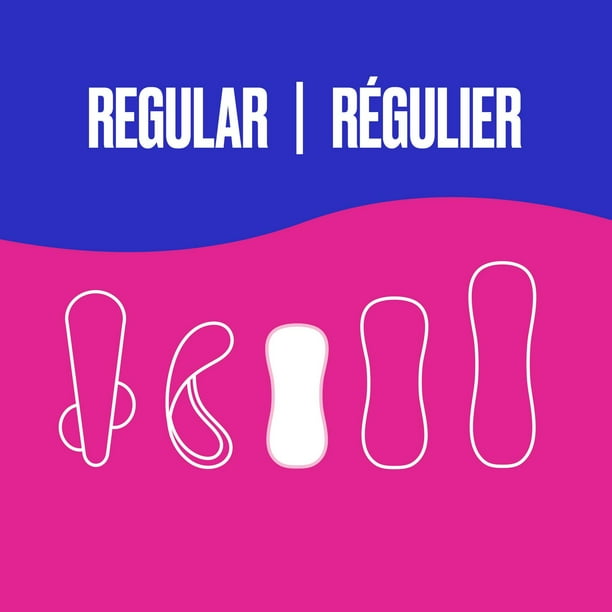 Carefree Acti-Fresh Body Shape Panty Liners Regular Pack of 120 Liners, 120 Panty Liners