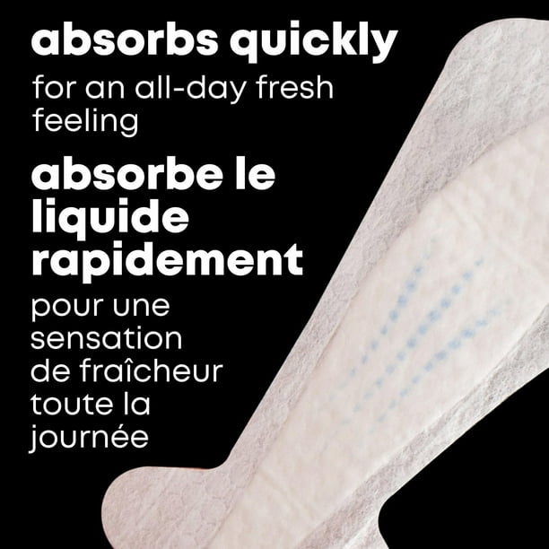 U by Kotex Barely There Liners, Thong, Light Absorbency, Unscented, 50 Count