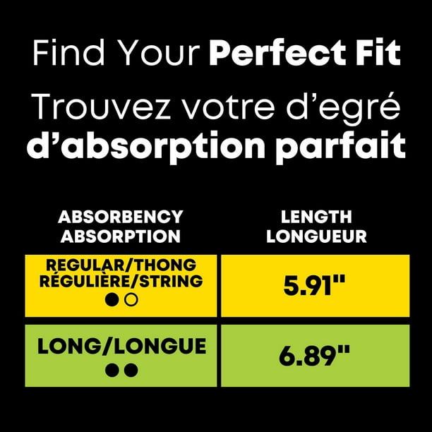 U by Kotex Barely There Liners, Thong, Light Absorbency, Unscented, 50 Count