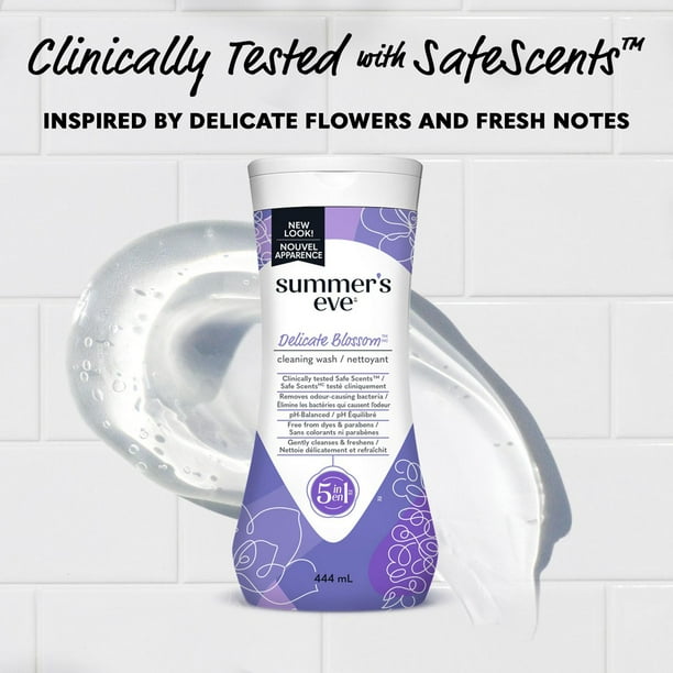 Summer's Eve 5 in 1 Delicate Cleansing Wash, 444ml