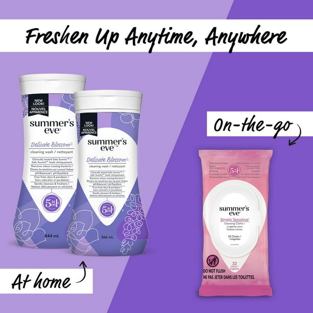 Summer's Eve 5 in 1 Delicate Cleansing Wash, 444ml