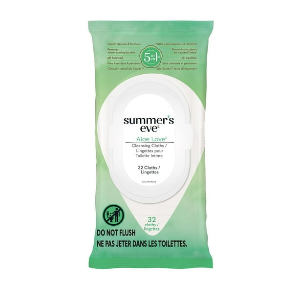 Summer's Eve Aloe Love Cleansing Cloths