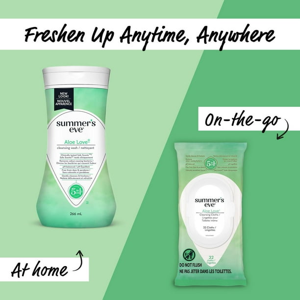 Summer's Eve Aloe Love Cleansing Cloths