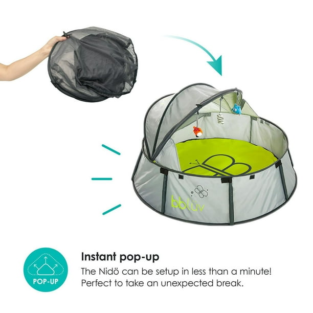 bblüv - Nidö - 2-in-1 Travel & Play Tent