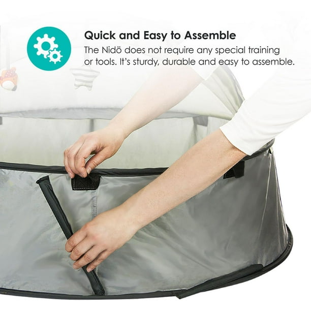 bblüv - Nidö - 2-in-1 Travel & Play Tent