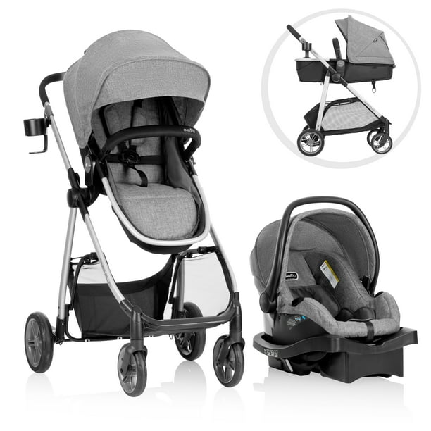 Evenflo Omni Plus Travel System with Litemax Infant Car Seat (0-5 Years), Evenflo Omni Travel System
