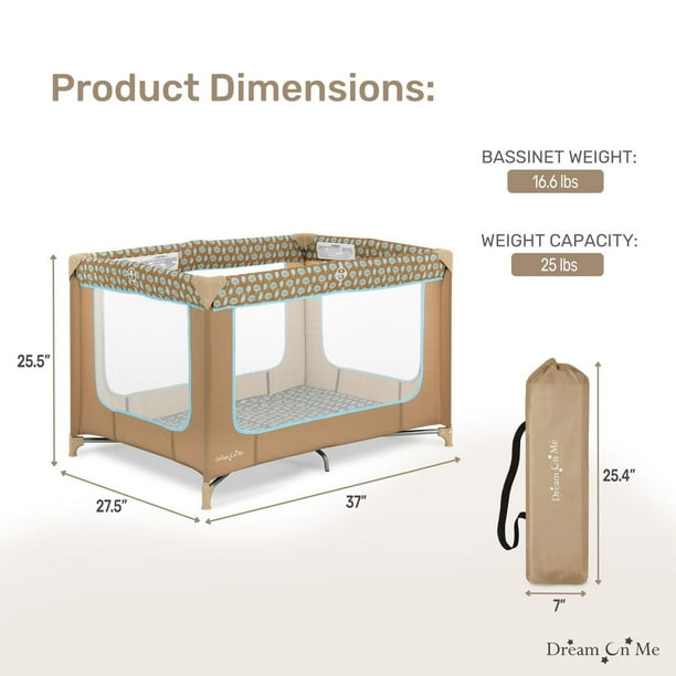 Dream On Me Zodiak Portable Playard, Model #438