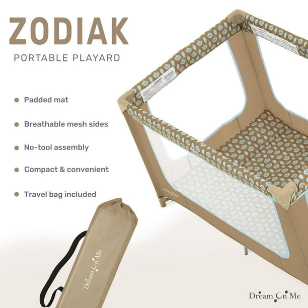 Dream On Me Zodiak Portable Playard, Model #438